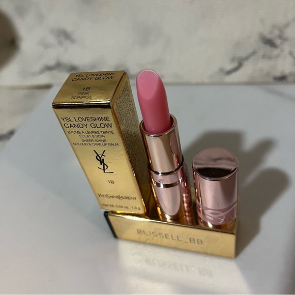 YSL Loveshine Candy Glow Tinted Lip Balm • 1B Pink Sunrise - Picture 3 of 10